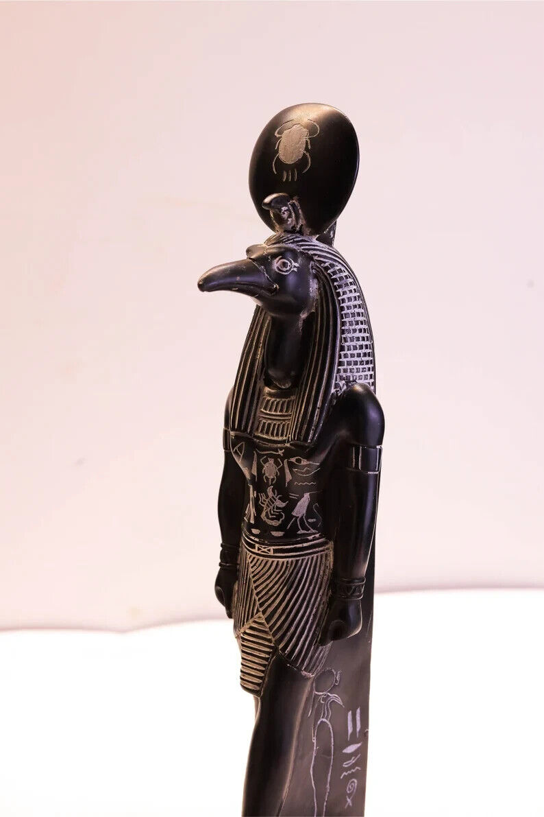 Marvelous Ancient Egyptian Thoth statue, God of Moon, Egyptian god of wisdom