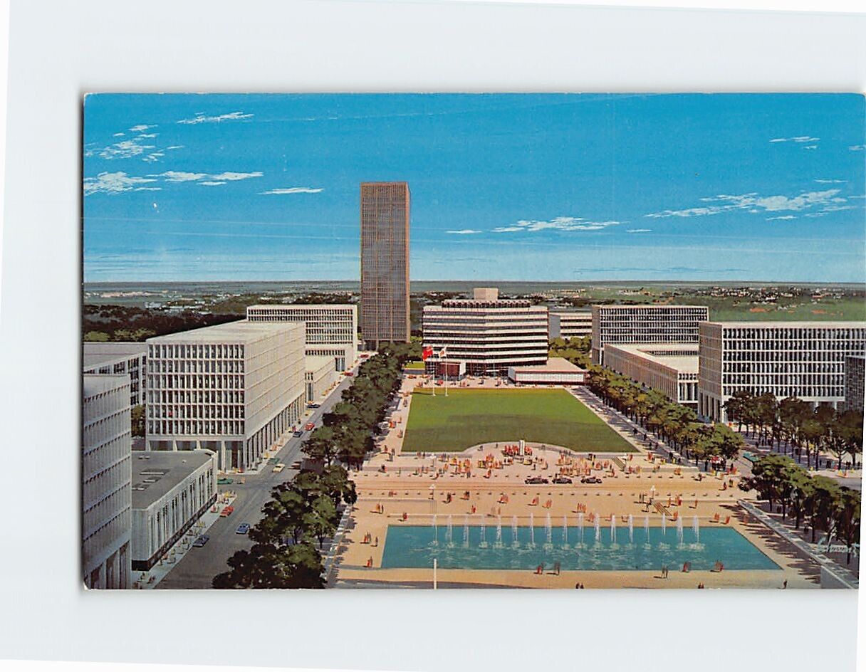 Postcard Edmonton's Proposed Civic Centre Park
