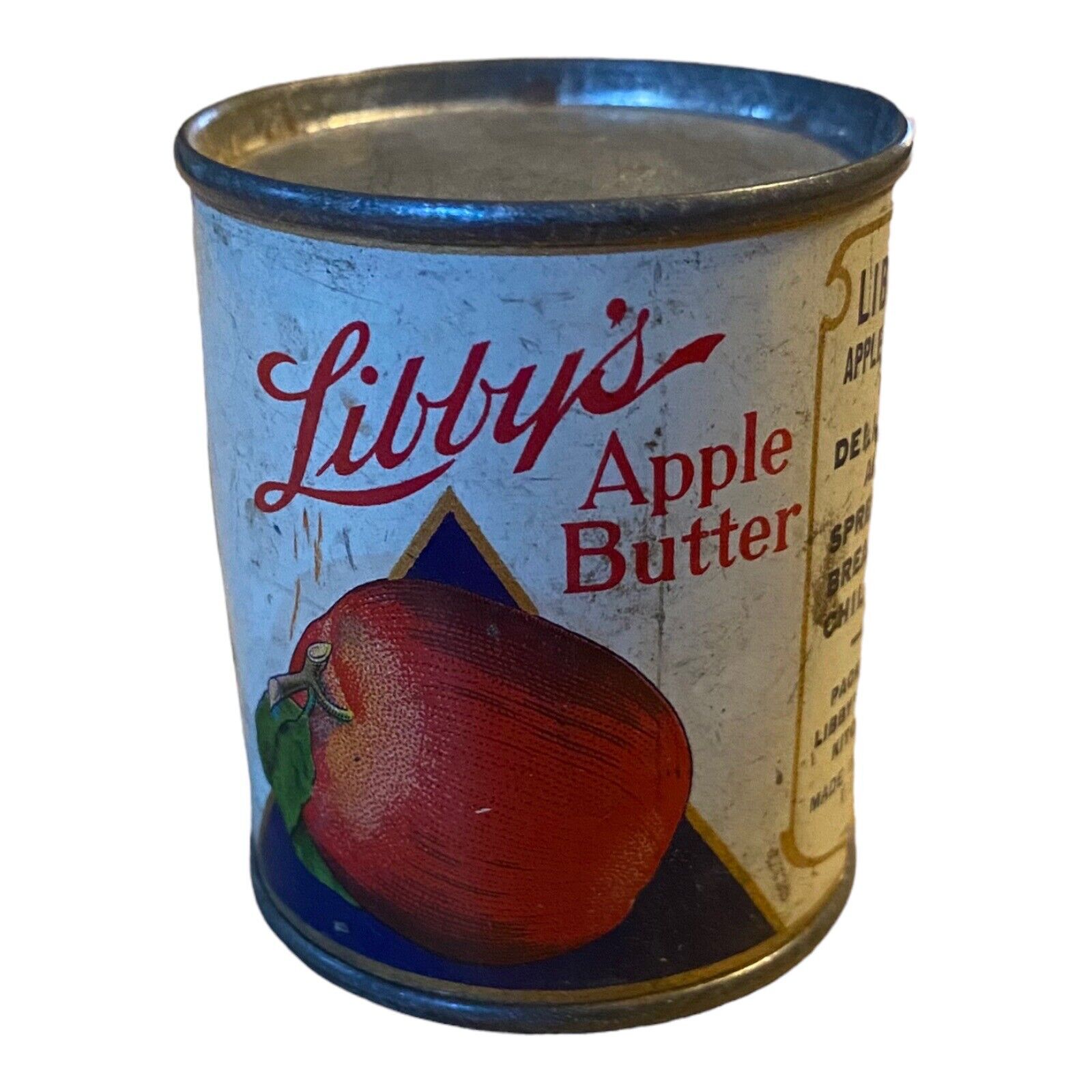Vintage 1930s Libby’s Mini Salesman Sample Tin Apple Butter