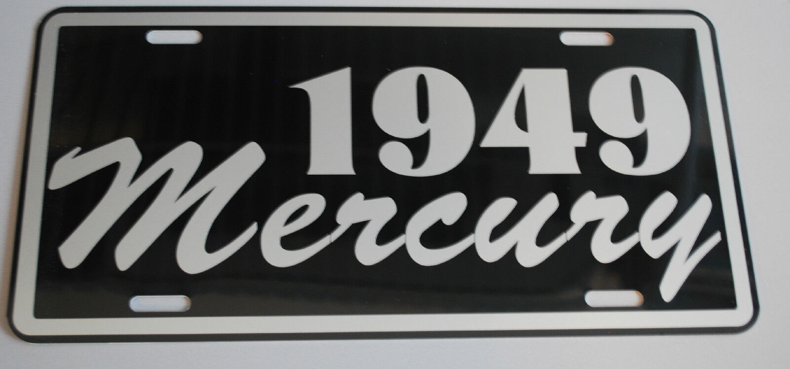 METAL LICENSE PLATE 1949 49 MERCURY MERC MONTEREY MONTCLAIR CONVERTIBLE WAGON