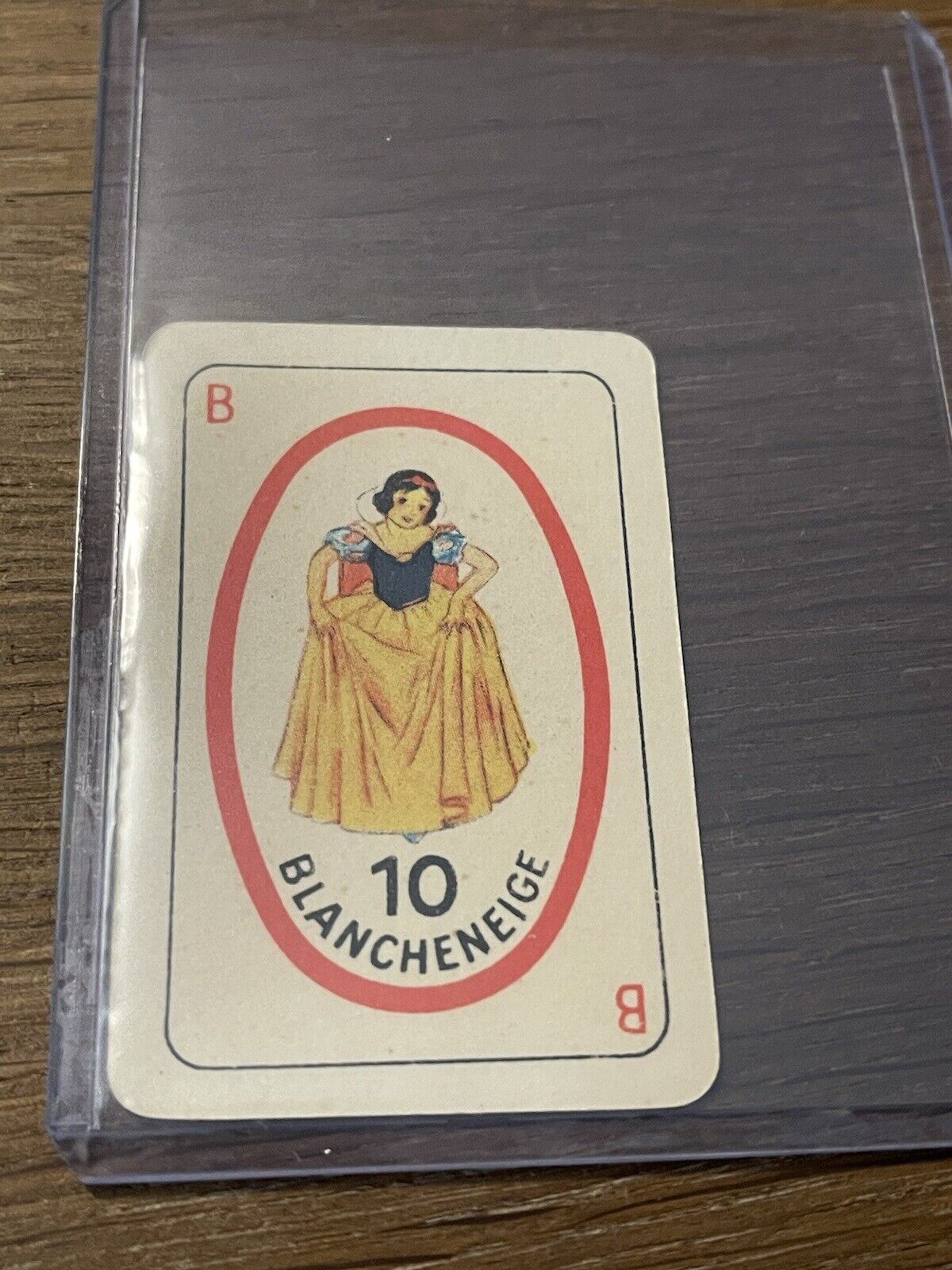 Vintage Rare Italian Disney 🎥 Card Game Snow White Playing Card RARE