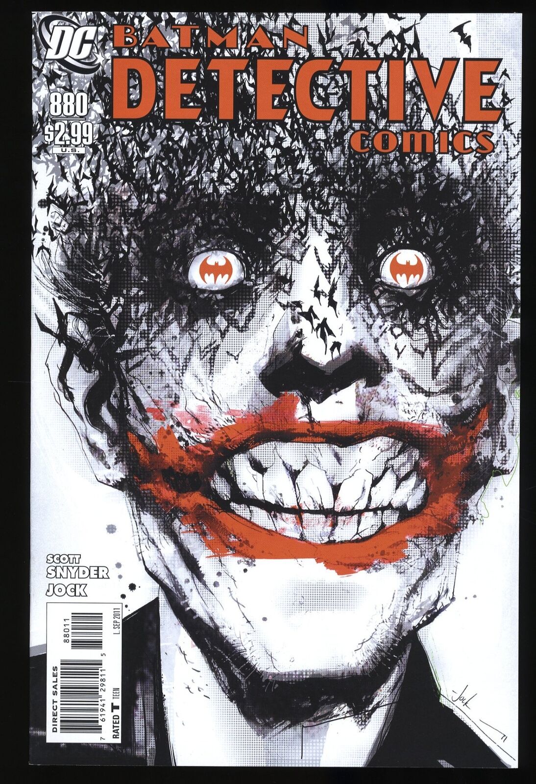 Detective Comics (1937) #880 NM 9.4 Jock Joker Cover Batman DC Comics 2011