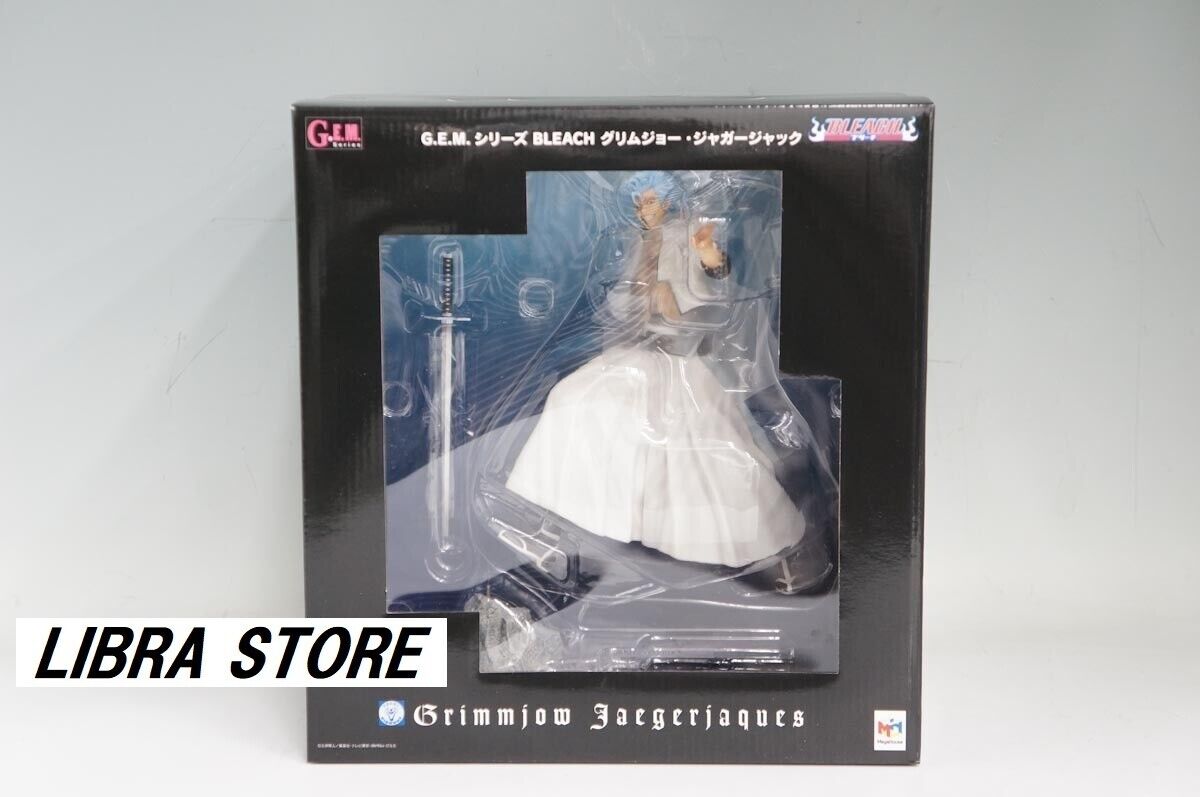 RARE NEW G.E.M. Series BLEACH Grimmjow Figure MegaHouse Exclusive to JAPAN