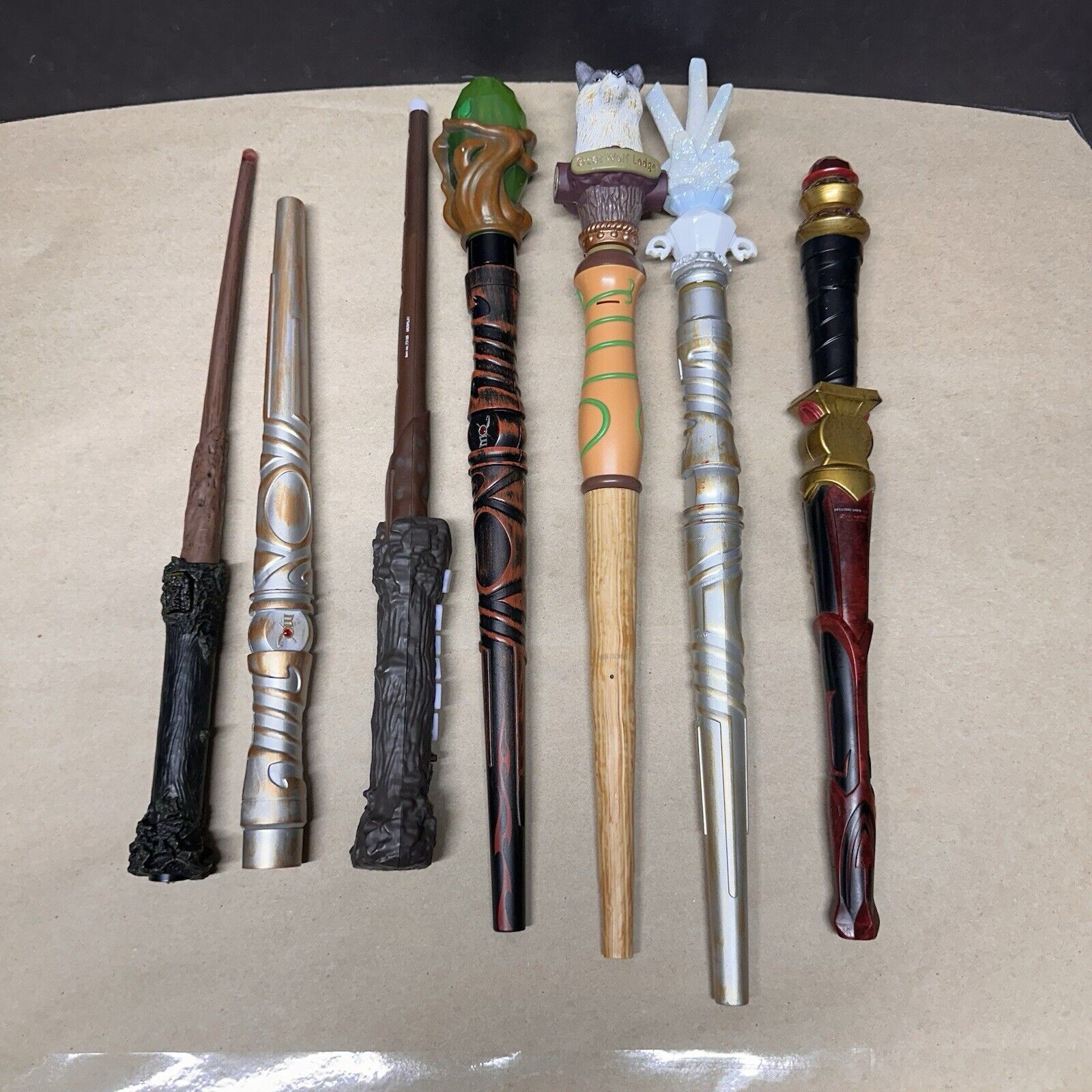 MagiQuest WAND lot 7 Magic Quest Great Wolf Lodge Wands (untested)