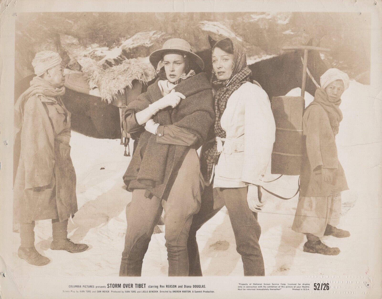 Diana Douglas in Storm Over Tibet (1952) ❤ Original Vintage Movie Photo K 257