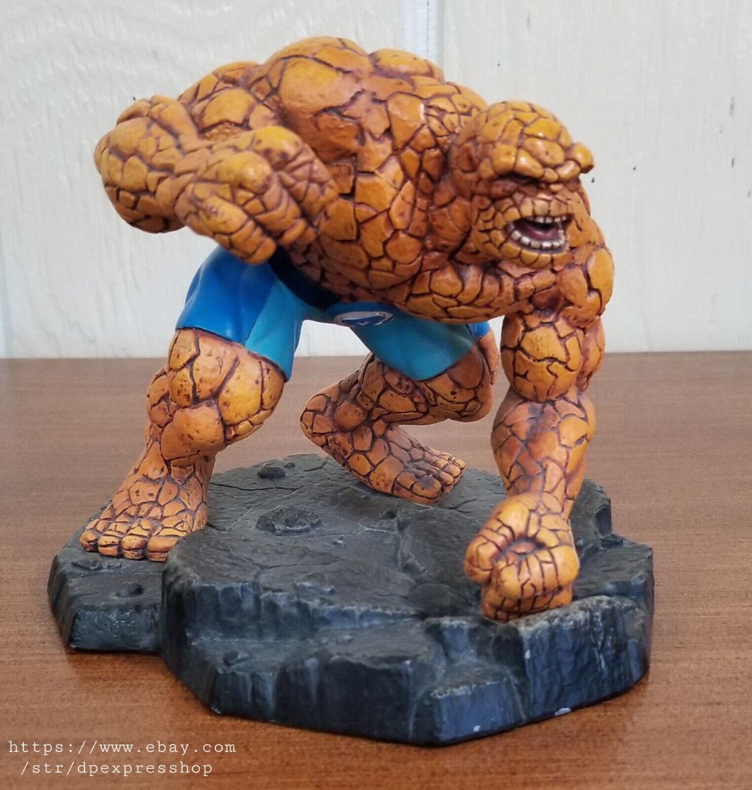 Corgi The Thing Limited Edition Hand Painted Metal Statue #464 of 2500