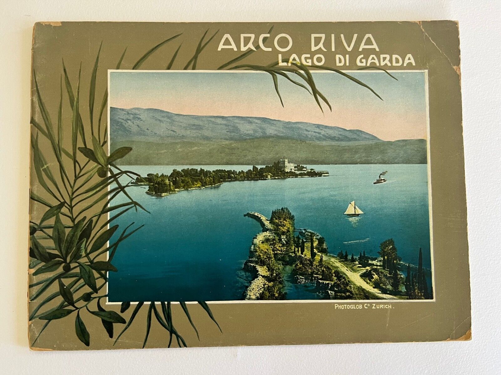 1906 ARCO RIVA LAGO DI GARDA Photoglob Souvenir-Album, Zurich Italy Alps antique