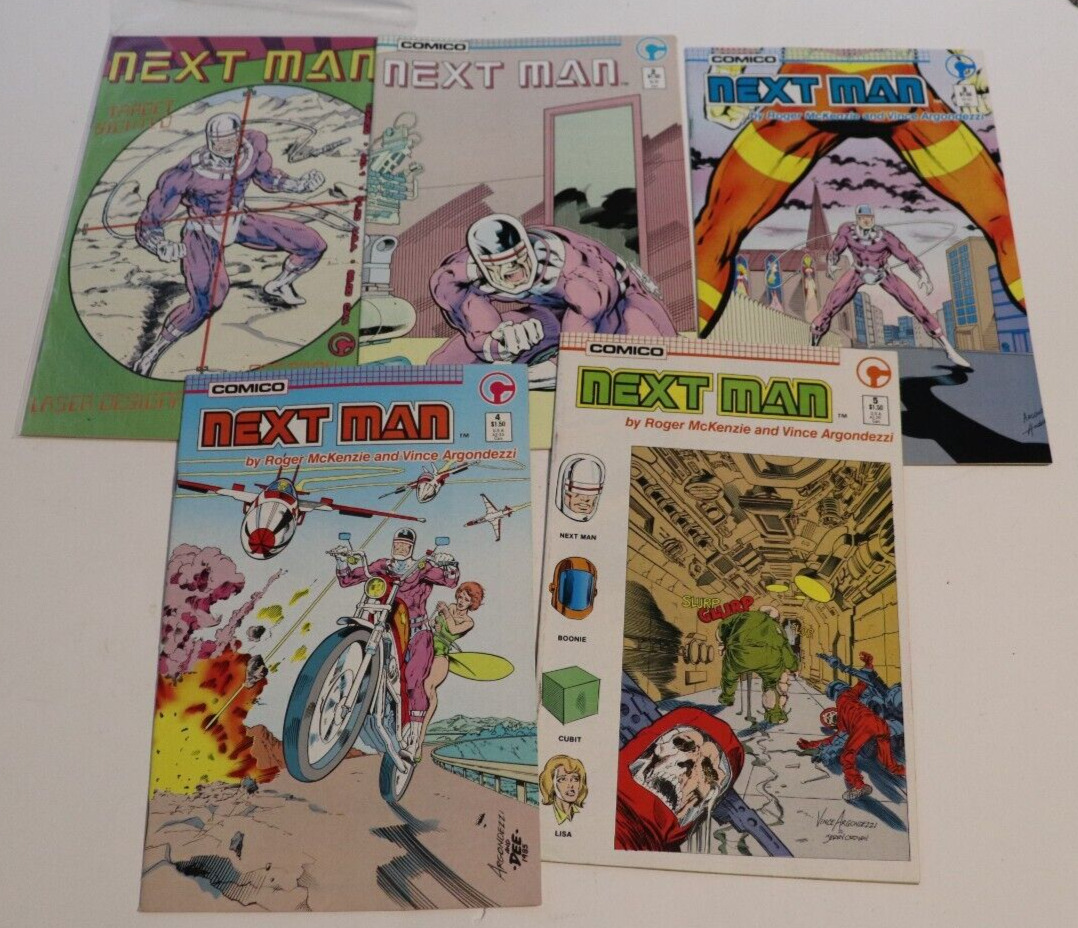 Next Man #1-5 Comico Comics 1985 Lot of 5
