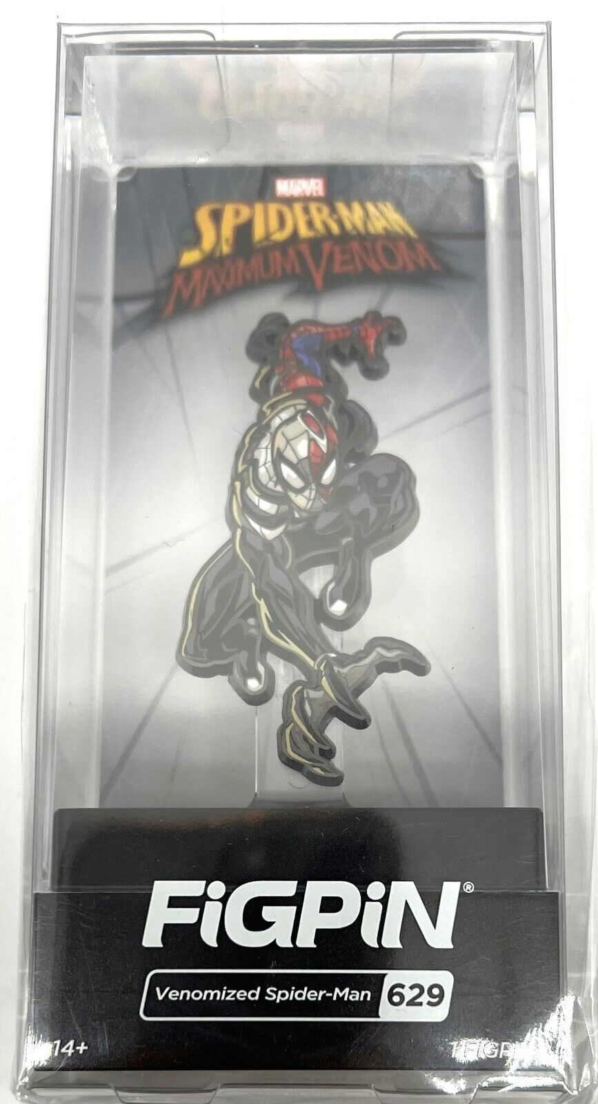 FiGPiN Marvel Spider-Man Maximum Venom Venomized Spider-Man #629 Collectible Pin