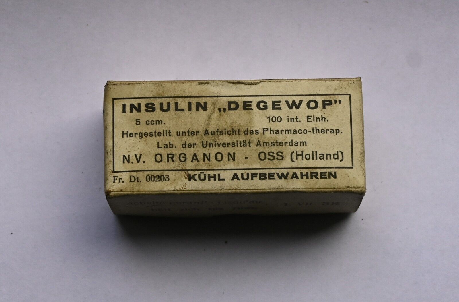 Vintage unopened medicine for collection INSULINE \