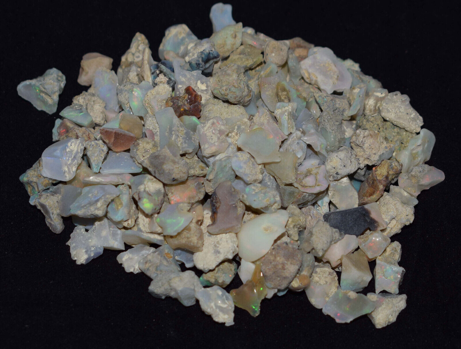 100 gram 100% natural ethiopian opal rough loose gemstone ERP-10