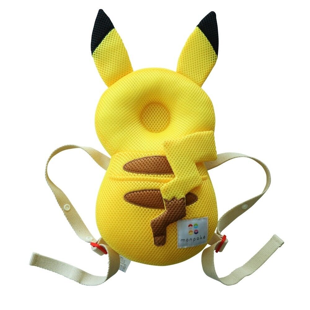 Pokemon Monpoke Backpack yochi yochi Pikachu for Baby Head Protection Japan