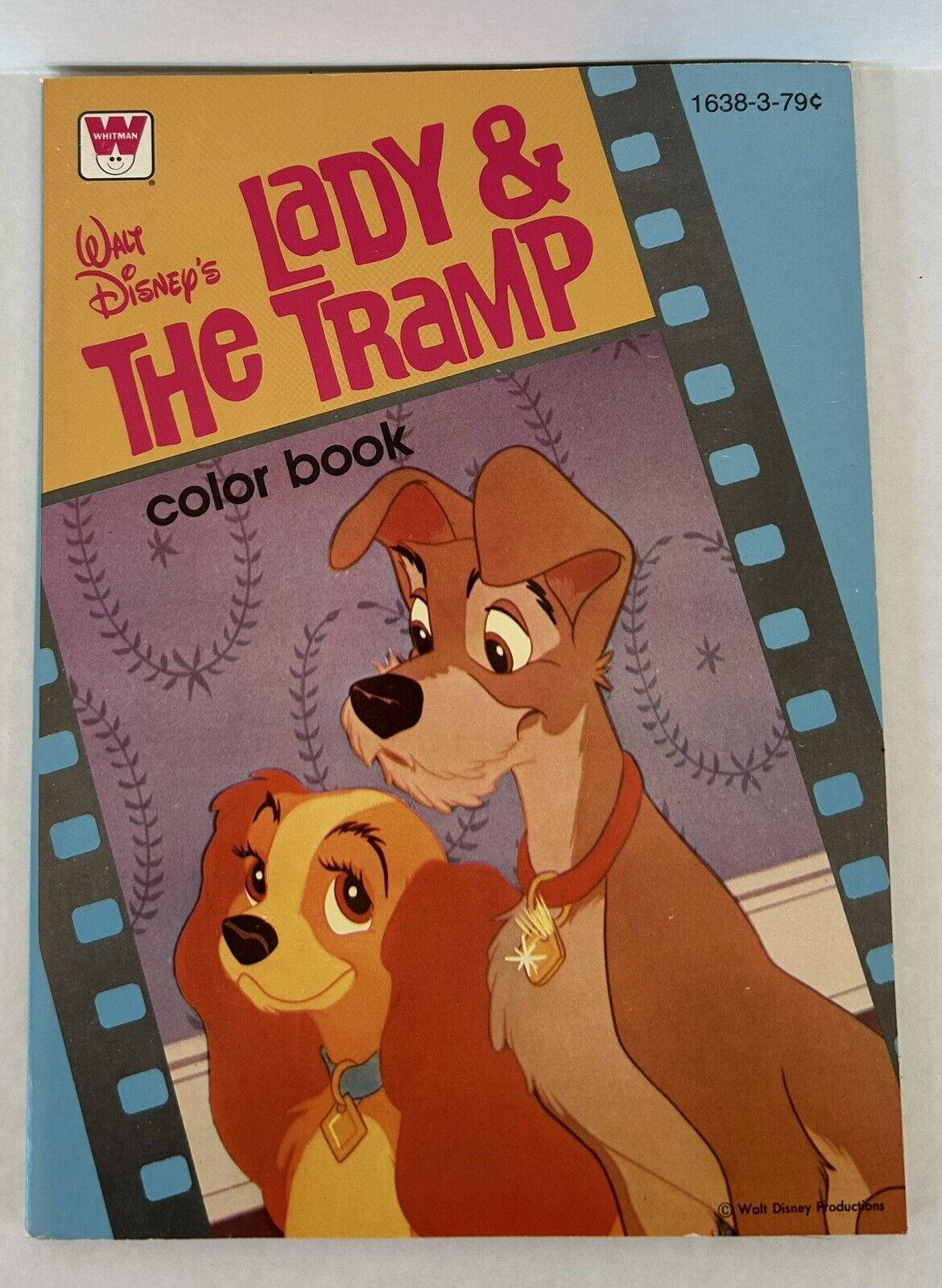Vintage Disney's Lady & The Tramp Coloring Book 1979 Whitman Books New Unused