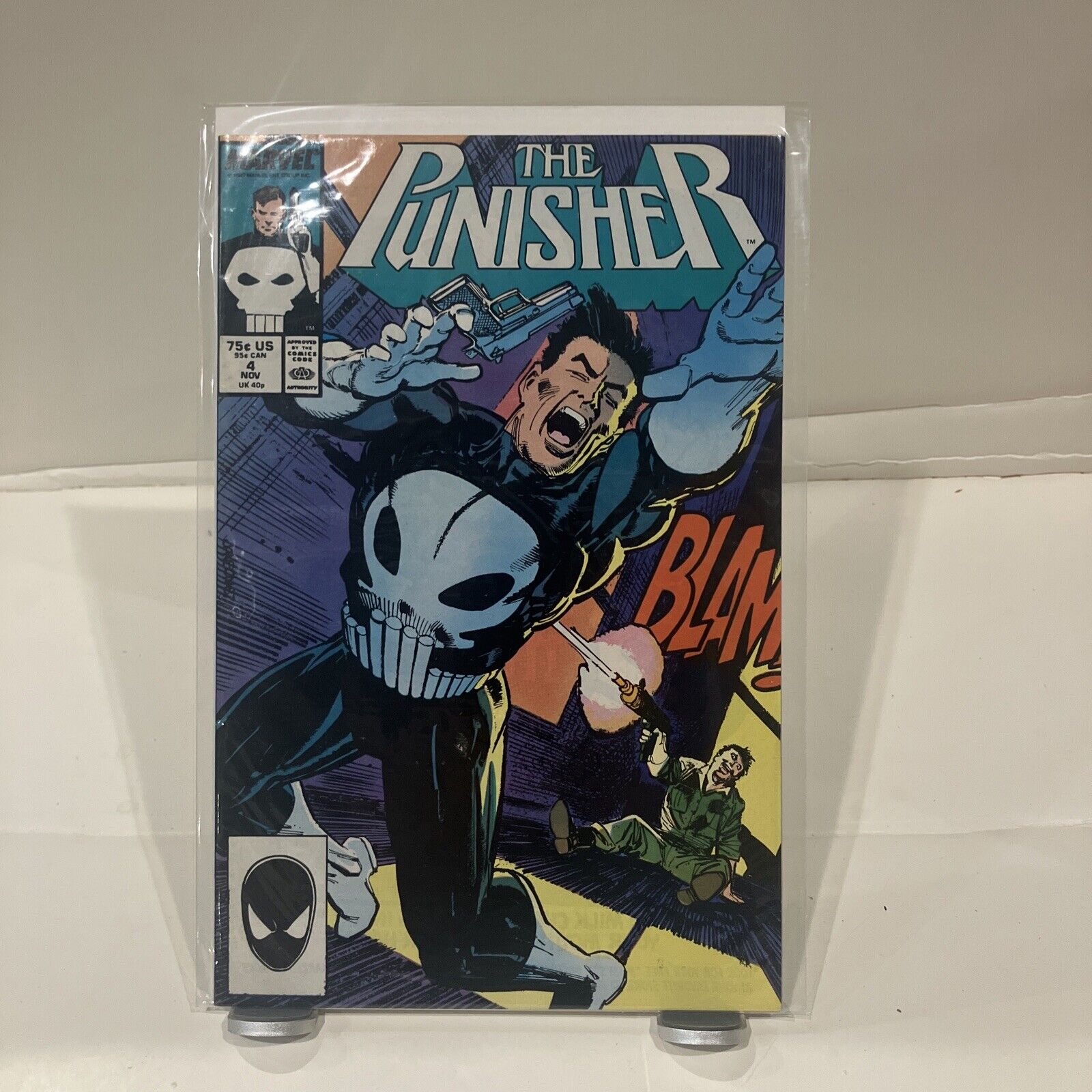 The Punisher #4 (1987) Marvel  1st Microchip