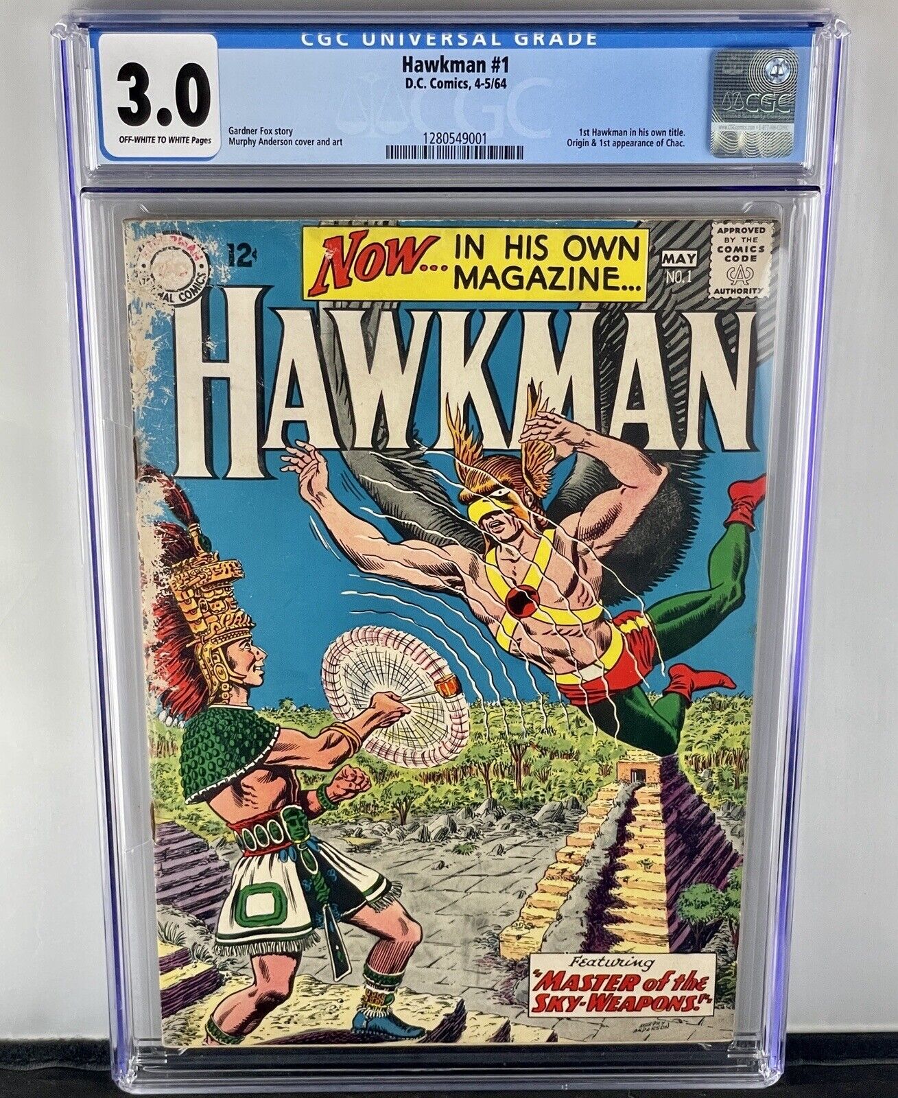Hawkman #1 CGC 3.0 1st Hawkman Issue Silver Age 1964 Black Adam