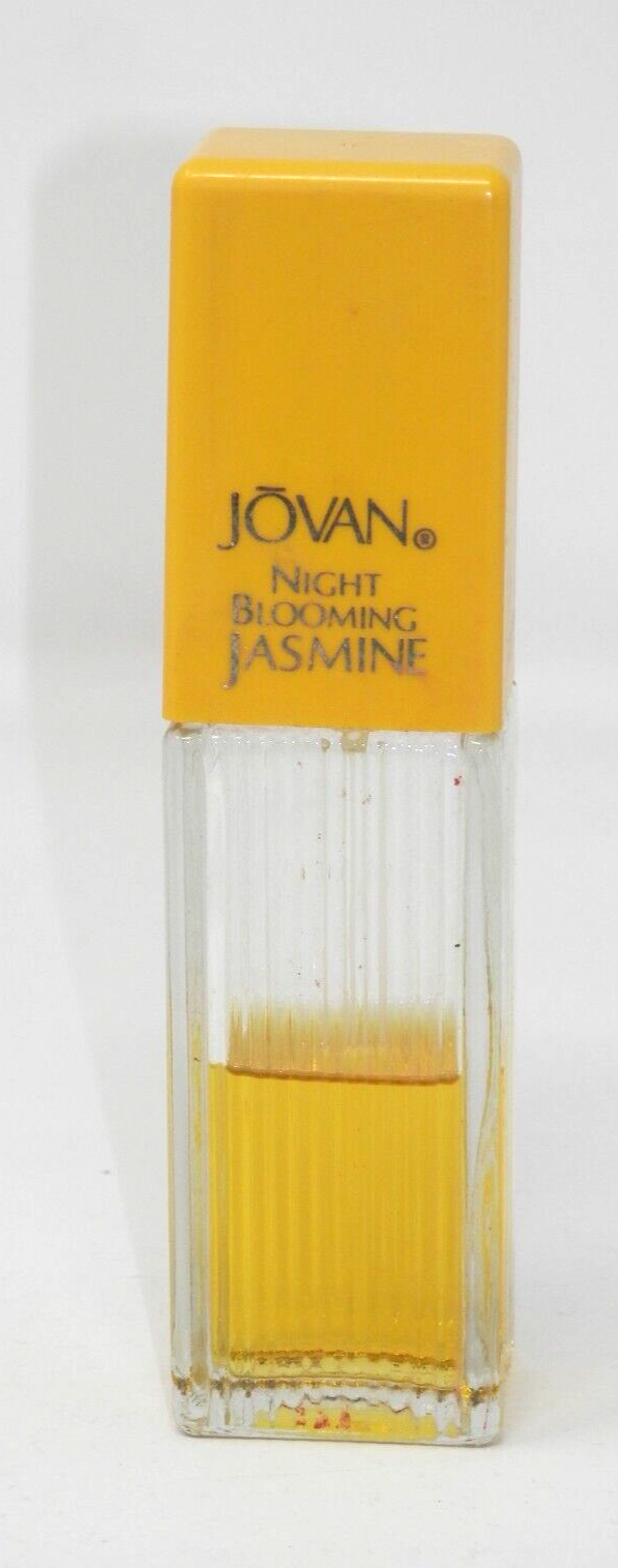 Jovan Night Blooming Jasmine 1.5 fl. oz Perfume Spray Vintage Half Full