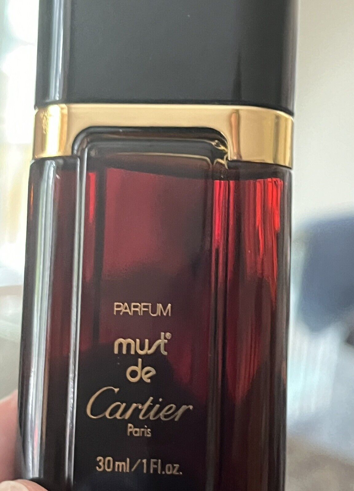 Vintage Must De Cartier Original Parfum 30ml FULL 1 Oz With Stunning Perfume Box