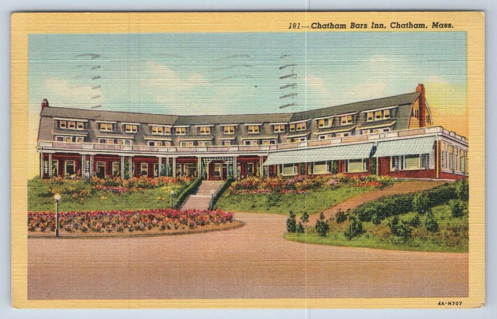 Postcard Chatham Bars Inn Chatham Massachusetts MA Hotel