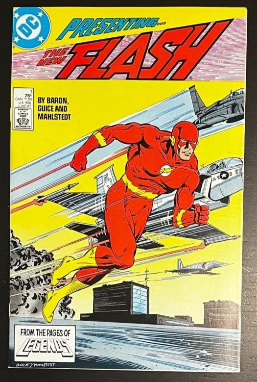THE FLASH #1 (DC • June 1987 • Copper Age) Wally West as the Flash HIGH GRADE NM