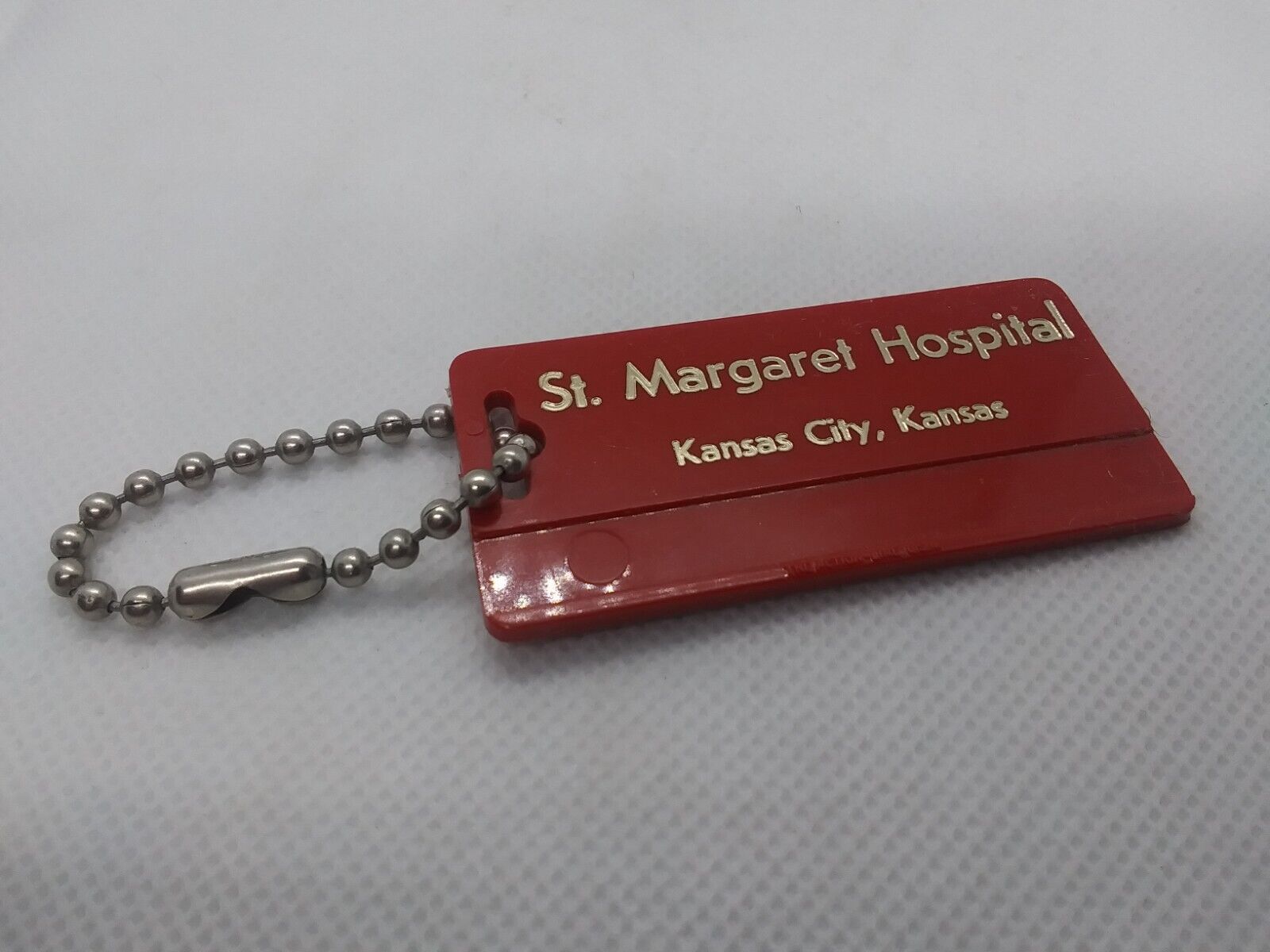 Vintage St. Margaret Hospital Kansas City Kansas keychain