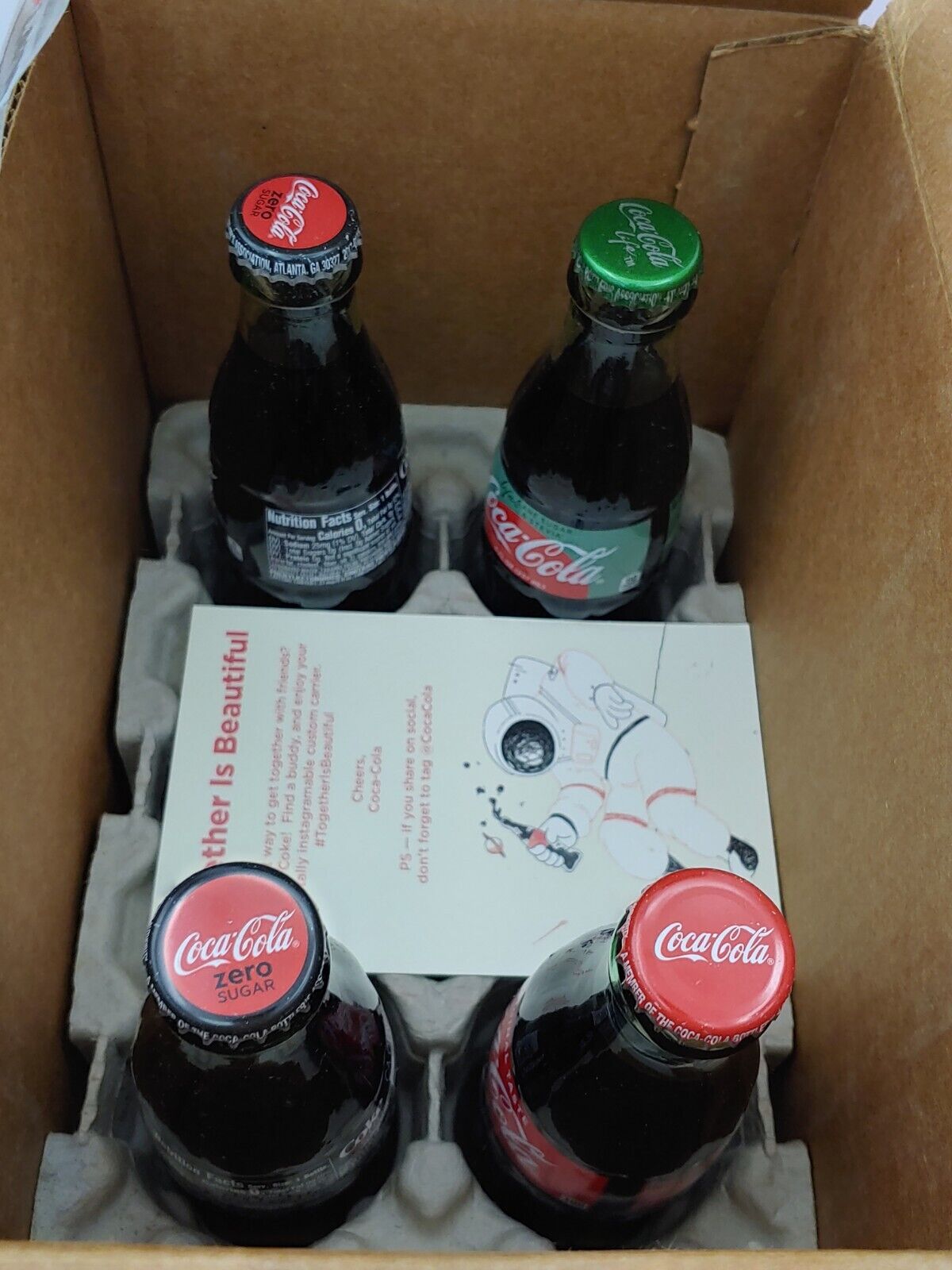 SHARE A COKE Glass Bottles and case Prototype Coca Cola Life Ultra Rare NO NAMES