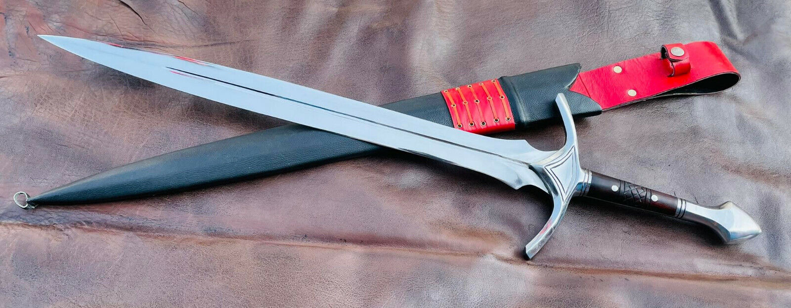 EGKH-25 Inches Long Handmade Glamdring Sword of Gandalf-Replica Sword-Battle Rea