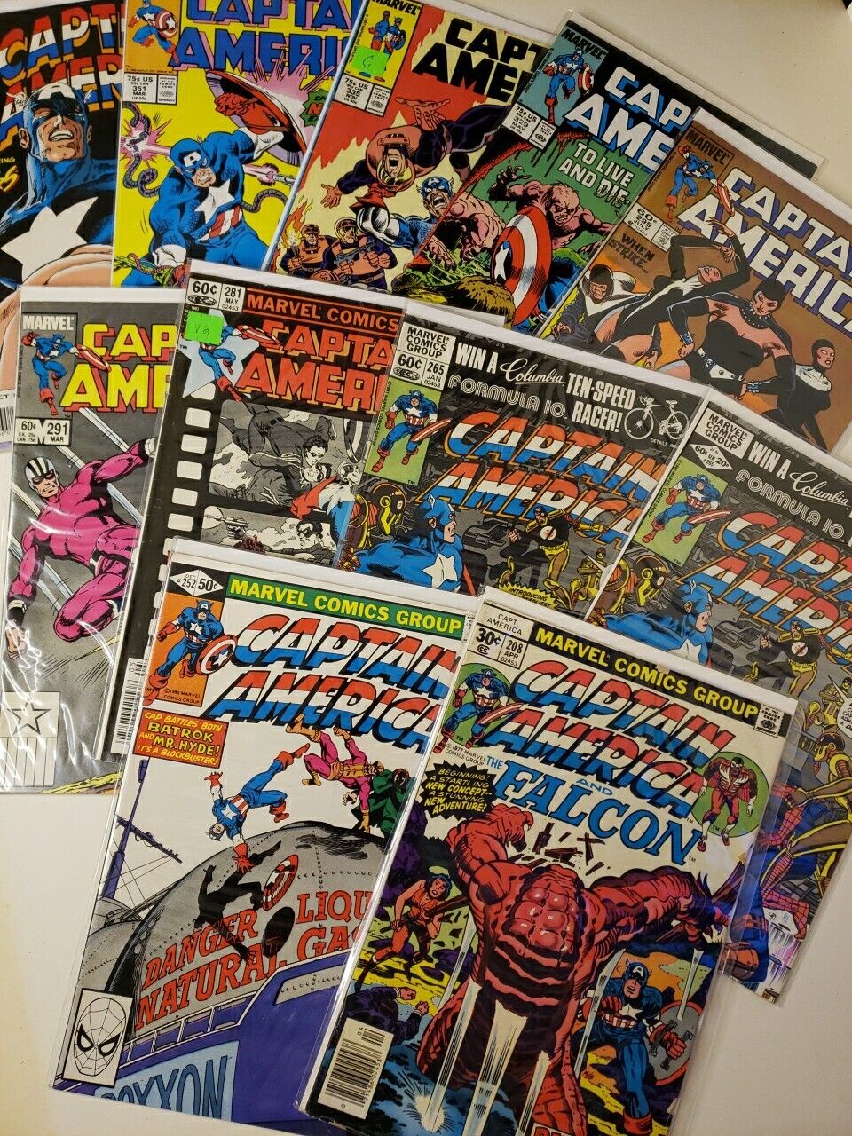 Captain America Comic Book Lot. #'s 208-351 **Specific Issues In Description**