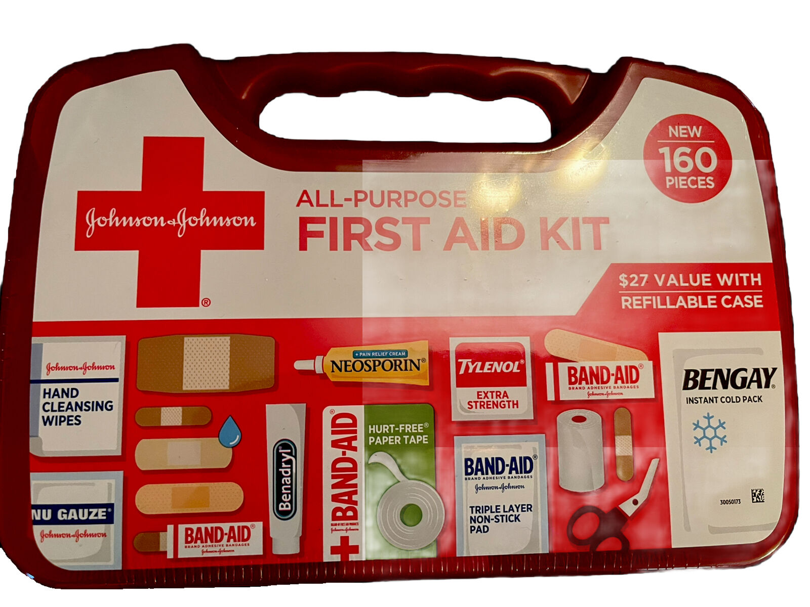 25-First Aid Kits - 160 piece All-Purpose by Johnson & Johnson - New sealed box