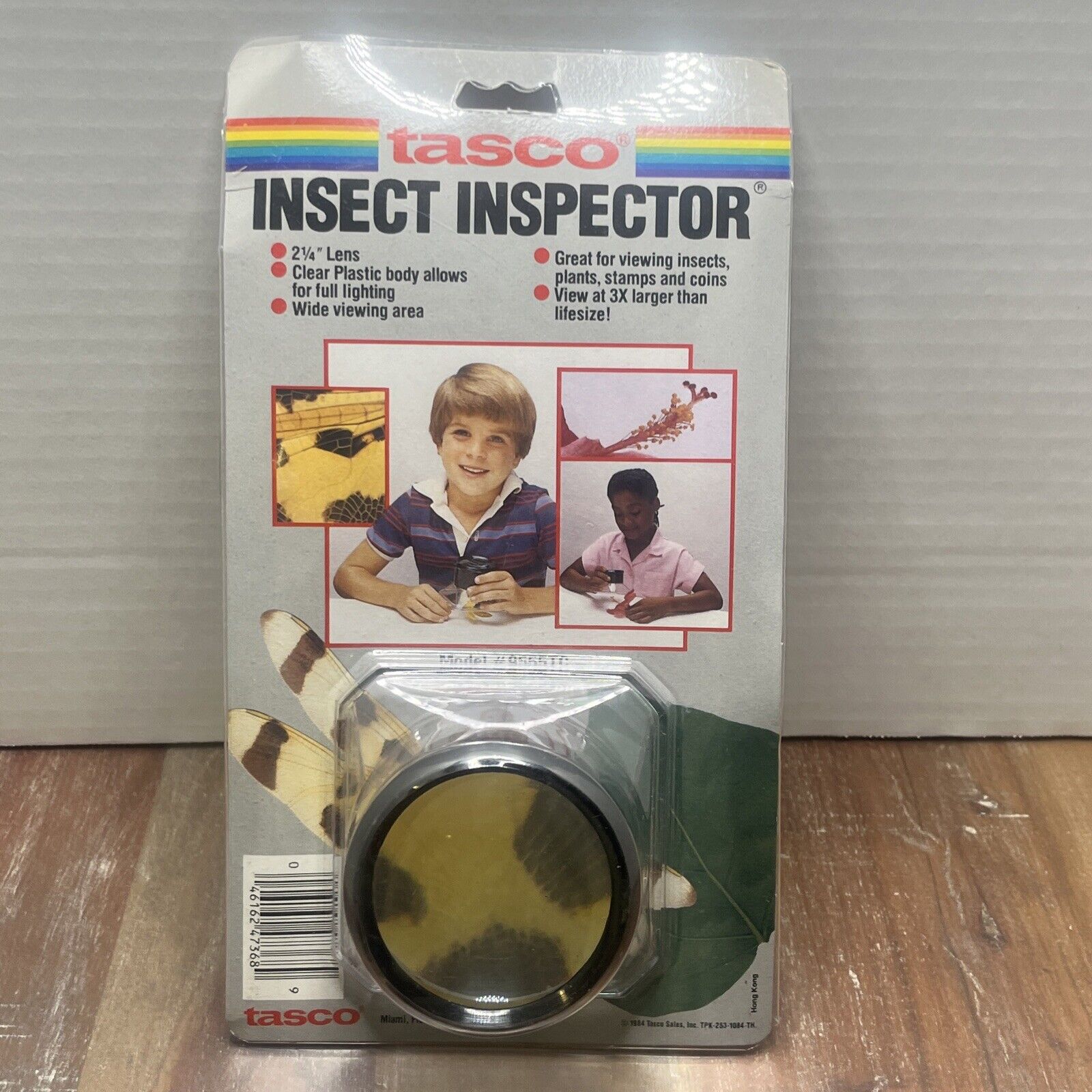 Rare Vintage 1984 TASCO Magnifying Insect Inspector 2 1/4 Lens #9555TC Brand New