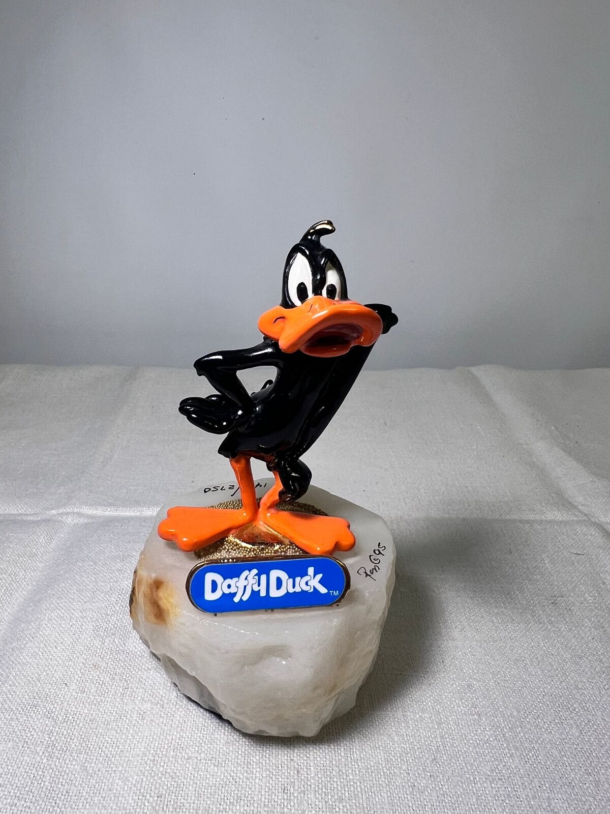 Ron Lee- Daffy Duck- 5” statue-1992 signed and numbered 1228/2750- Looney Tunes-