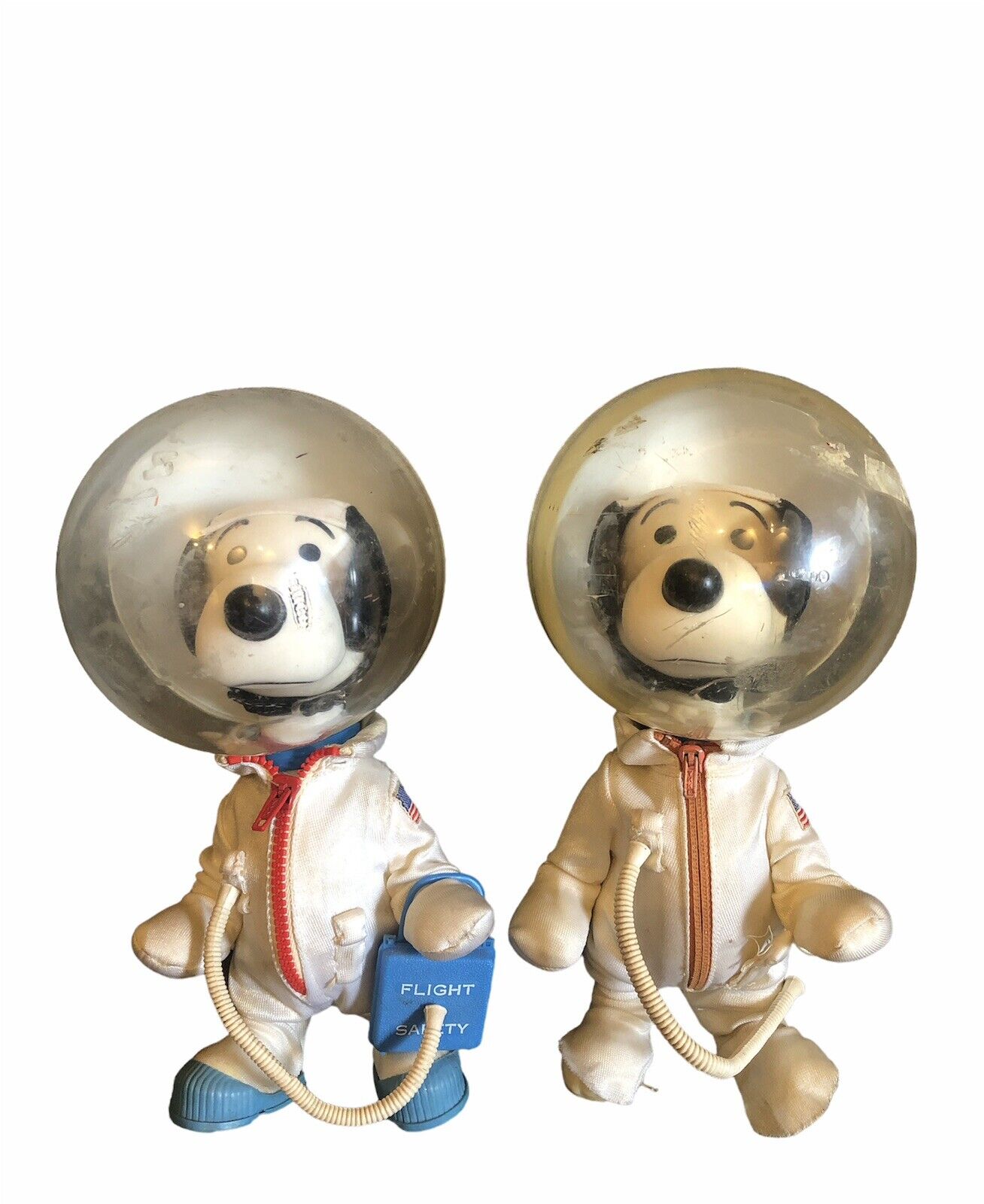 Vintage 1960s Snoopy Astronuat Spaceman Lot of 2