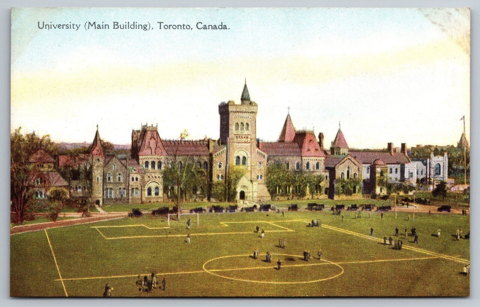 University. Main Building. Vintage Toronto Postcard