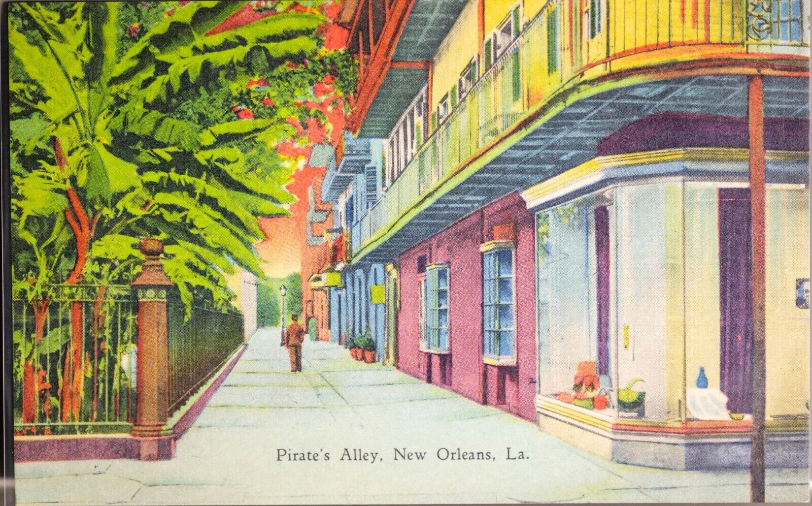 Lot of (9) New Orleans postcards