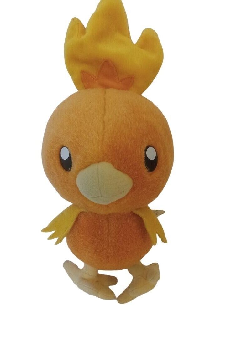 Hasbro Plush Pokemon TORCHIC Orange Yellow 10 In Nintendo Stuffed Toy 1995 2004