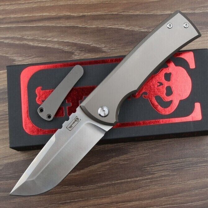 New M390 Steel Blade TC4 TITANIUM Handle Survival Pocket Folding Knife FC167S