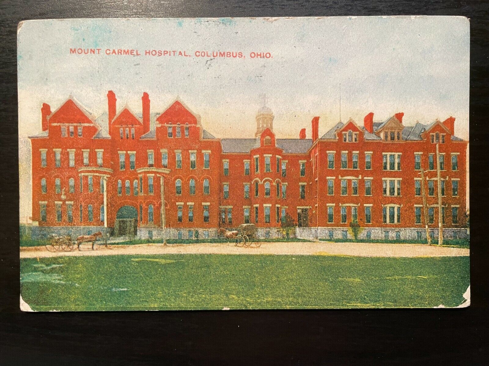 Vintage Postcard 1912 Mount Carmel Hospital Columbus Ohio (OH)