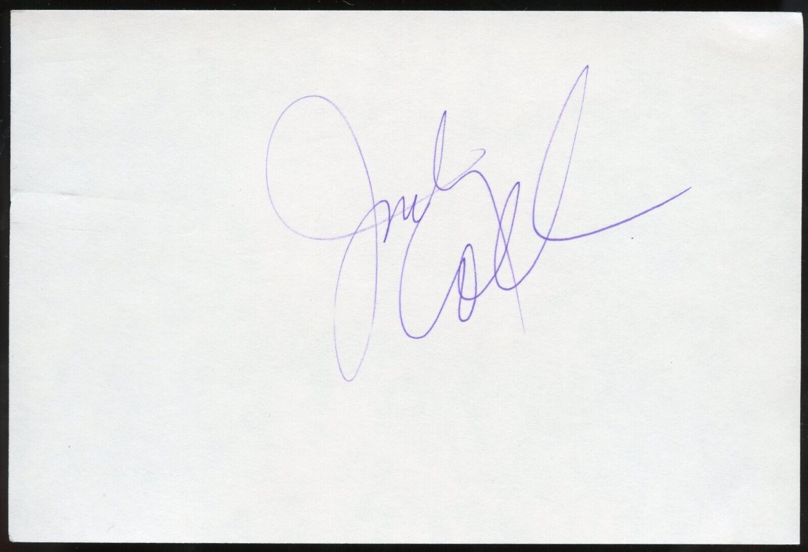 Judy Collins signed autograph auto 4x5 Cut American Singer Songwriter & Musician