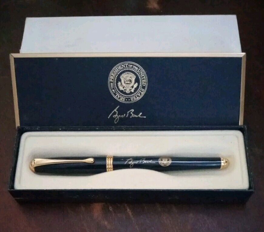 President George W. Bush - Bill Signing Pen, Box & Sleeve - White House Issued