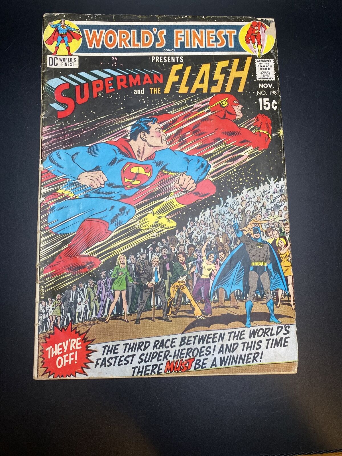 World's Finest Comics #198 (3rd Superman/Flash RACE) KEY VG 4.0