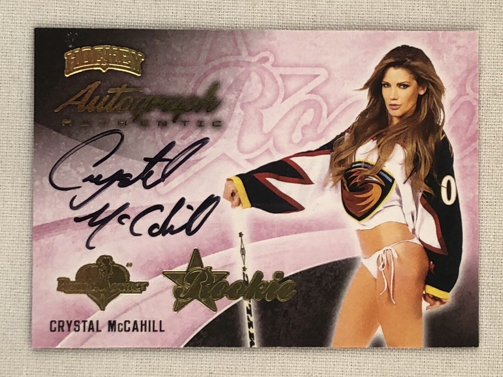 2014 Bench Warmer Hockey Crystal McCahill Rookie Autograph Card R79 Benchwarmer