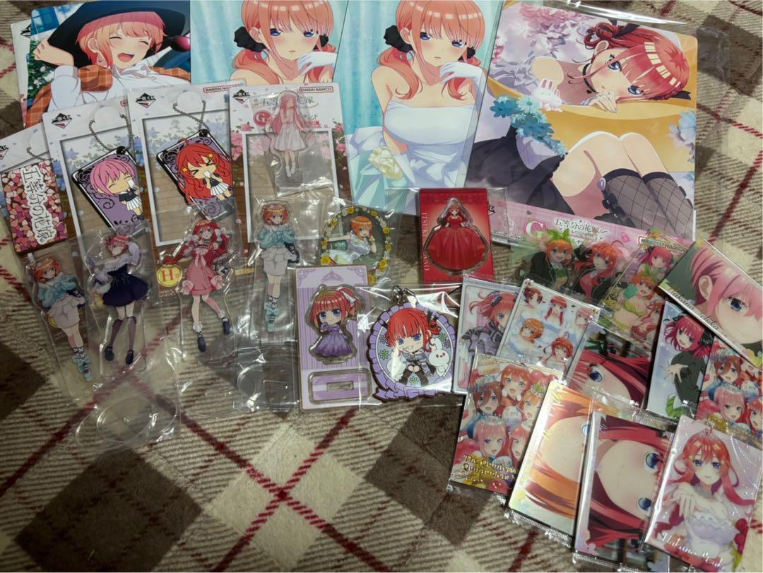 The Quintessential Quintuplets Goods lot Ichiban kuji Acrylic stand Board  