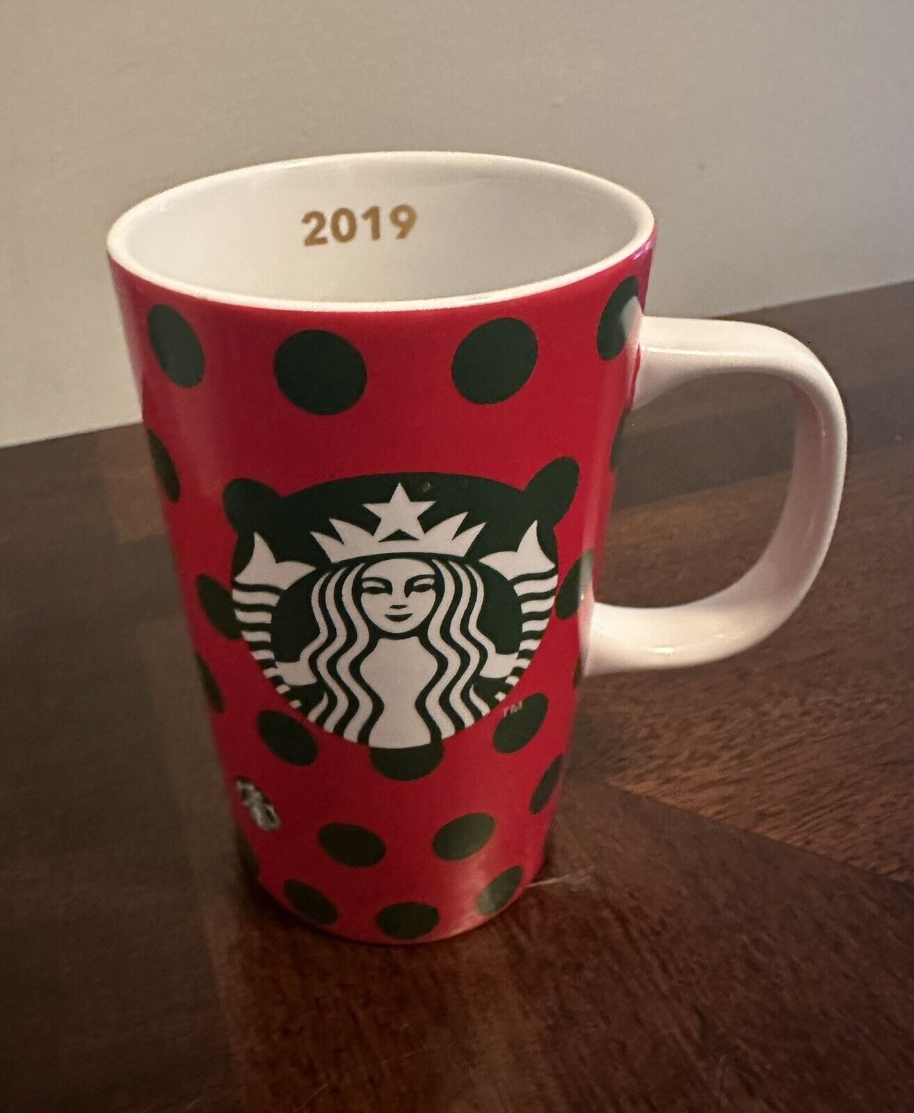 Starbucks Original Red Holiday 2019 Dot Pattern Mug Cop (no Box)