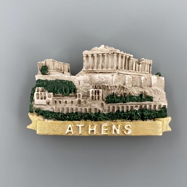 Greece Athens Parthenon Tourist Souvenir 3D Refrigerator Fridge Magnet Craft
