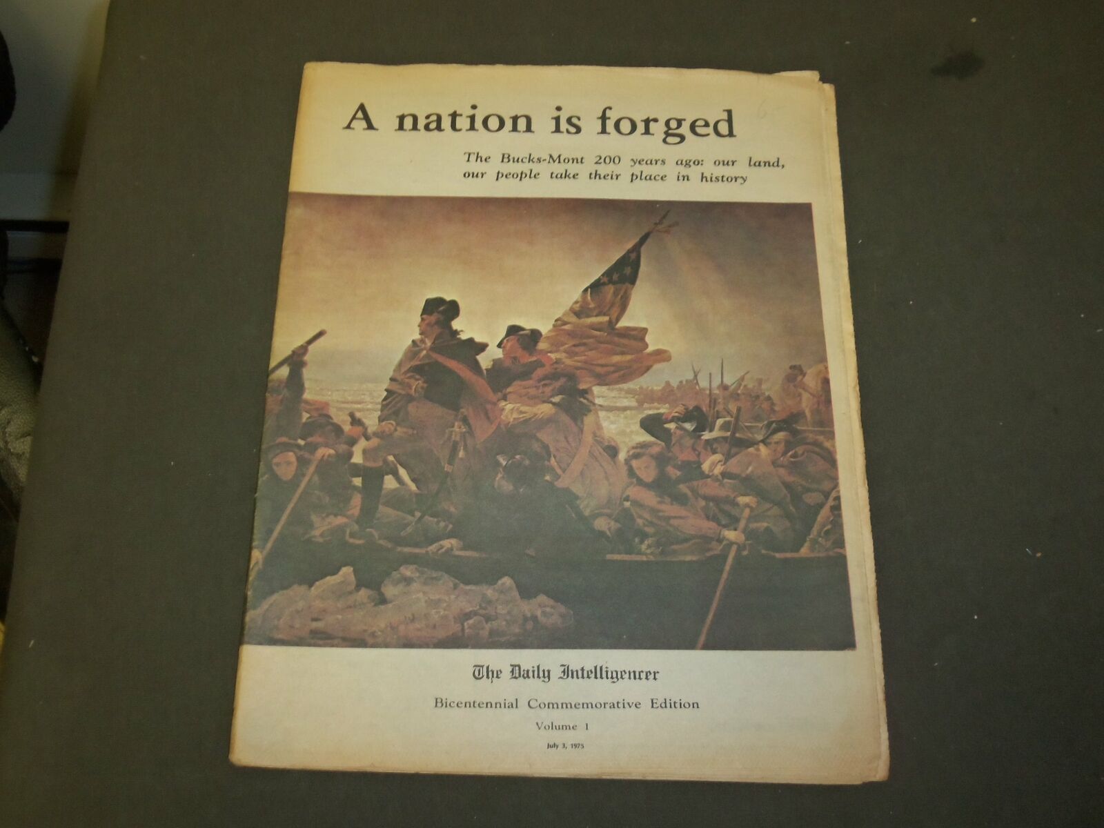 1975 JULY 3 THE DAILY INTELLIGENCER NEWSPAPER - BICENTENNIAL EDITION - NP 3431