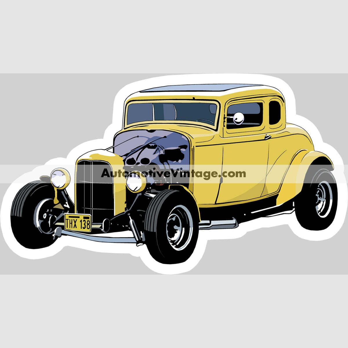 American Graffiti 1932 Ford Famous Movie Car Magnet
