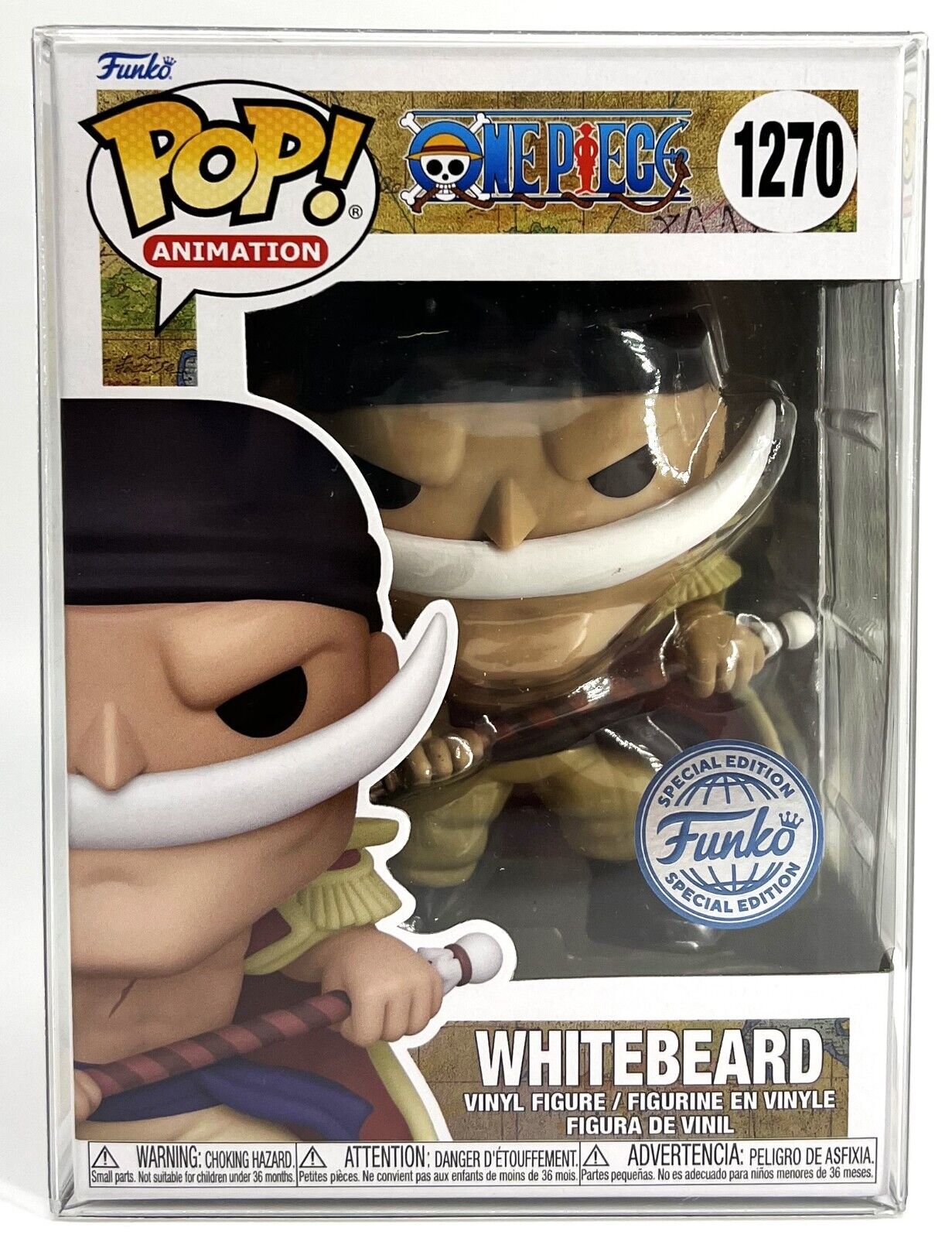 Funko Pop One Peace Whitebeard #1270 Funko Special Edition with Protector