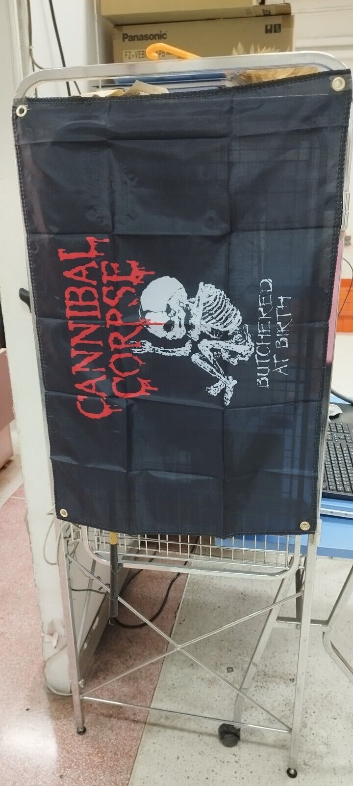 Cannibal Corpse Flag  Width 60 cm. 90 cm long 💀💀💀💀💀💀💀💀💀