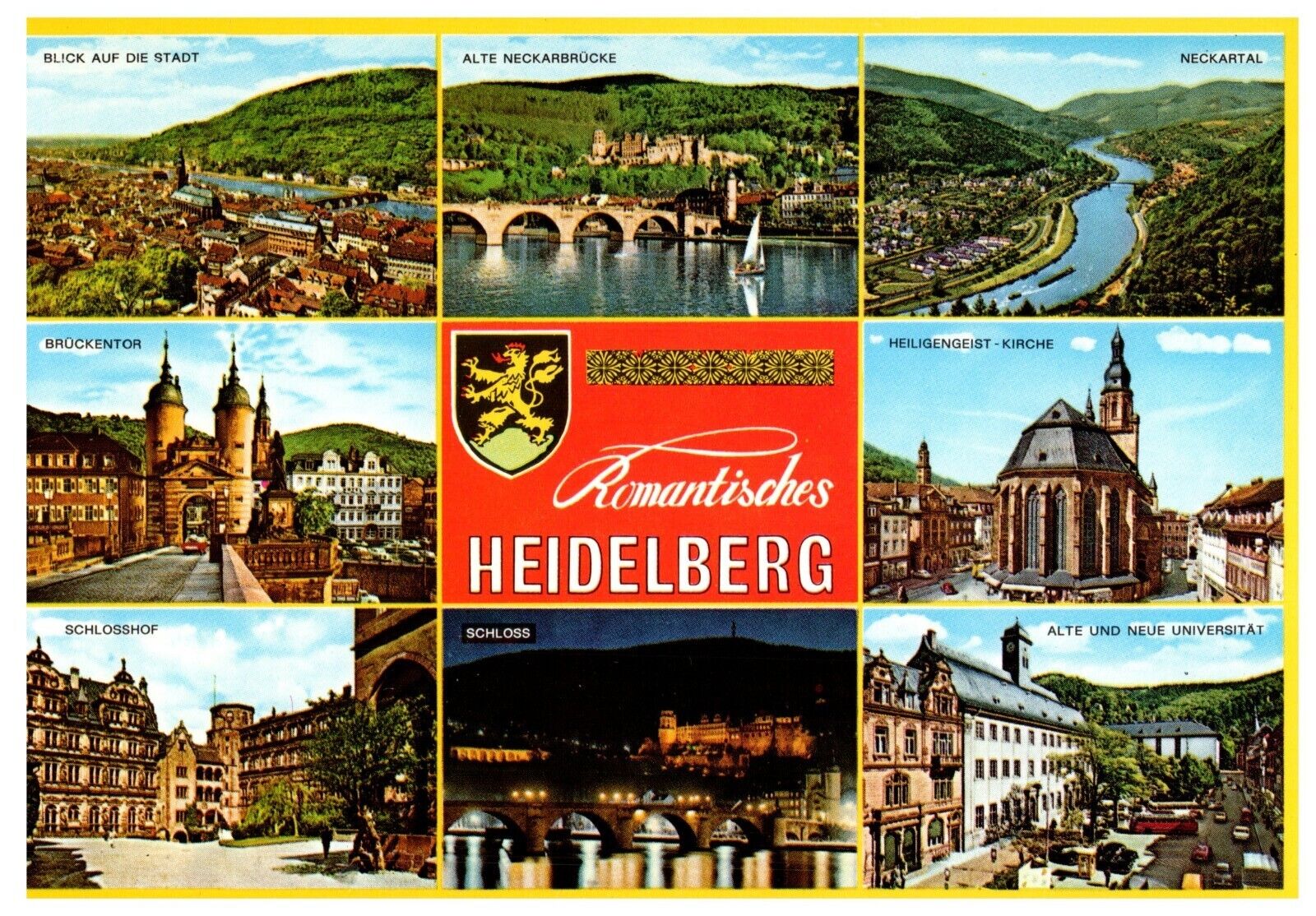 POSTCARD VTG Heidelberg GERMANY 15 