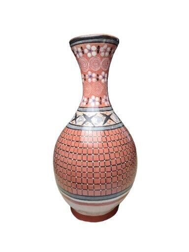 Vintage Handmade Mexican Pottery Vase~Art Pottery~14