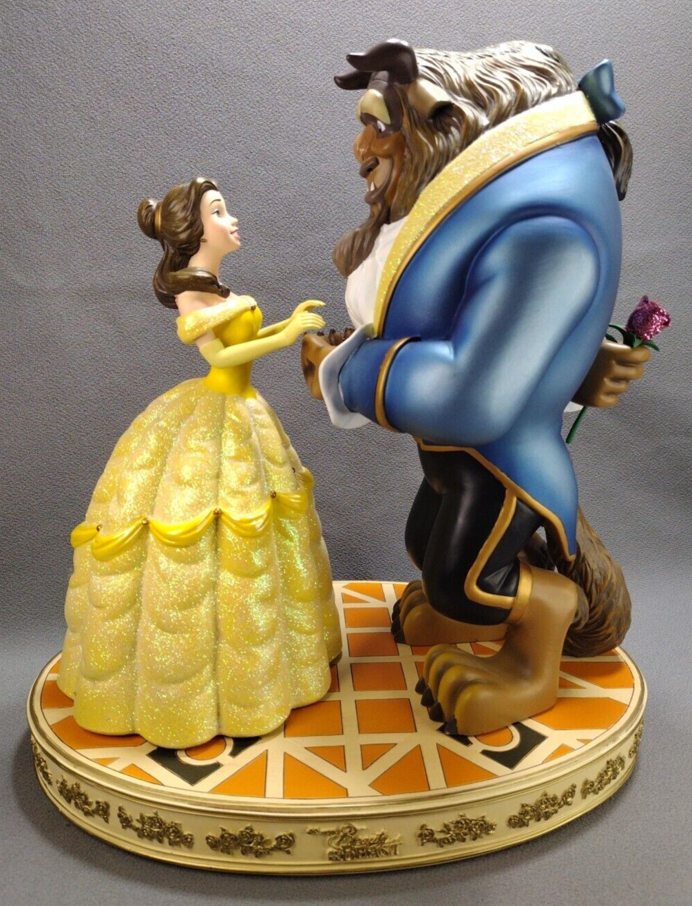 Disney Parks Beauty and the Beast Figurine Statue Monty Maldovan Belle numbered